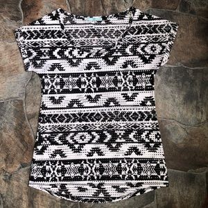 Aztec see-through shirt 🖤